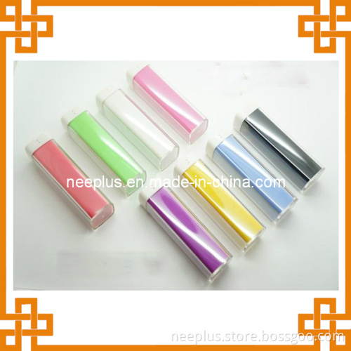 Lip Gloss/Lipstick Low Price Power Bank with Full 2000mAh 18650 Battery